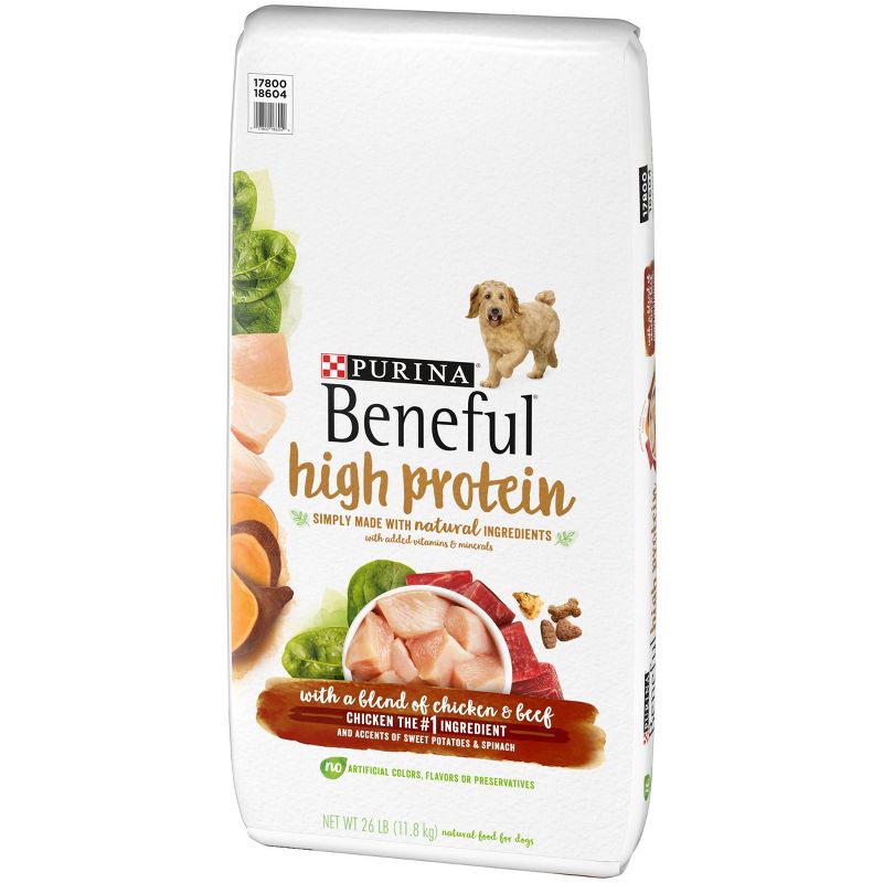 Purina Beneful High Protein with a Blend of Chicken & Beef Dry Dog Food - 26lbs
