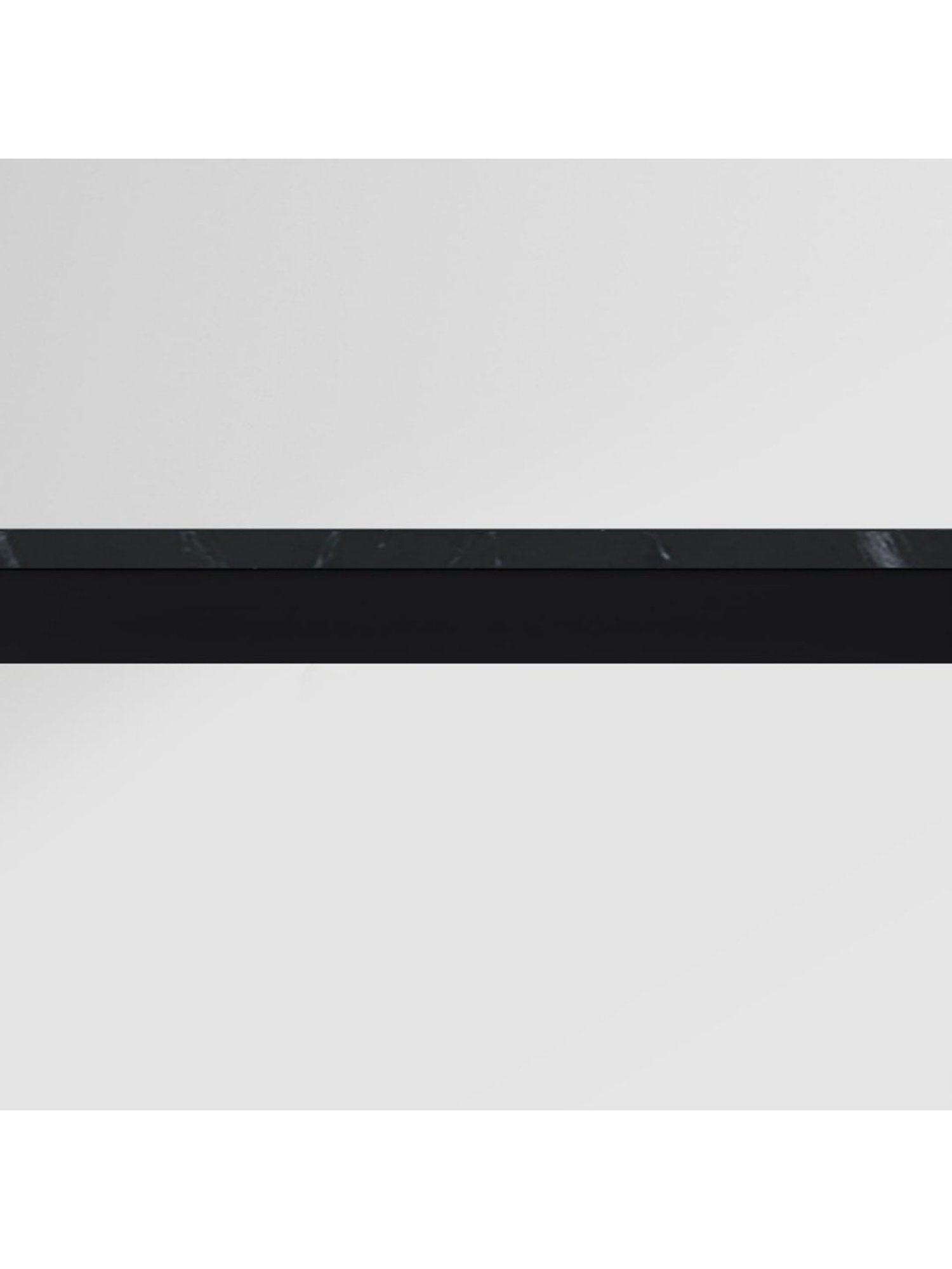 Godrej Interio Franky Black Metal 6 Seater Rectangular Dining Table