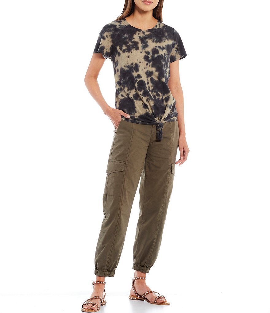 Sanctuary Tie Dye Perfect Knot Crew Neck Short Sleeve Tee