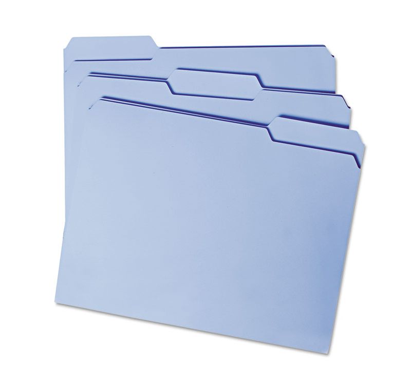 Smead Reinforced End Tab Fastener Folder Two Fasteners Letter Manila 50/BX 34105