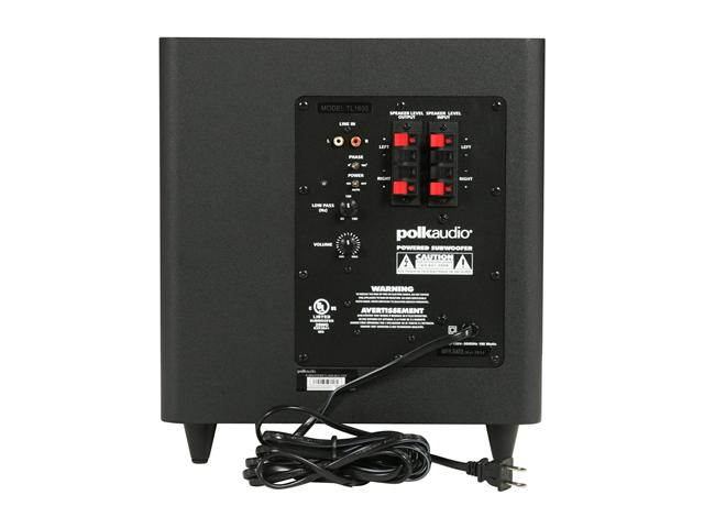 Polk Audio TL1600 5.1 Compact Surround Sound Home Theater System with Powered Subwoofer