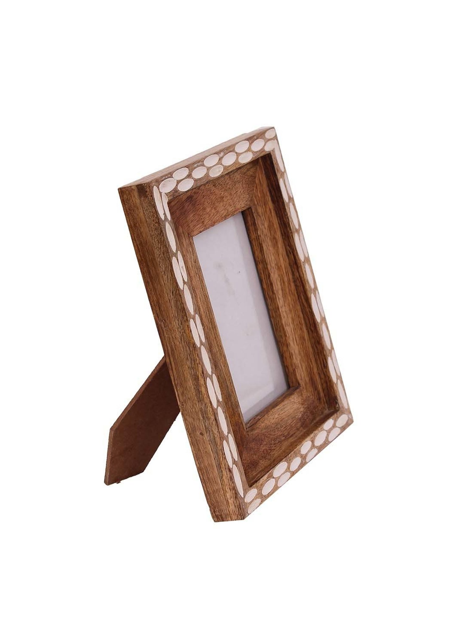 House This Sandakphu Brown & White Wood Photo Frame