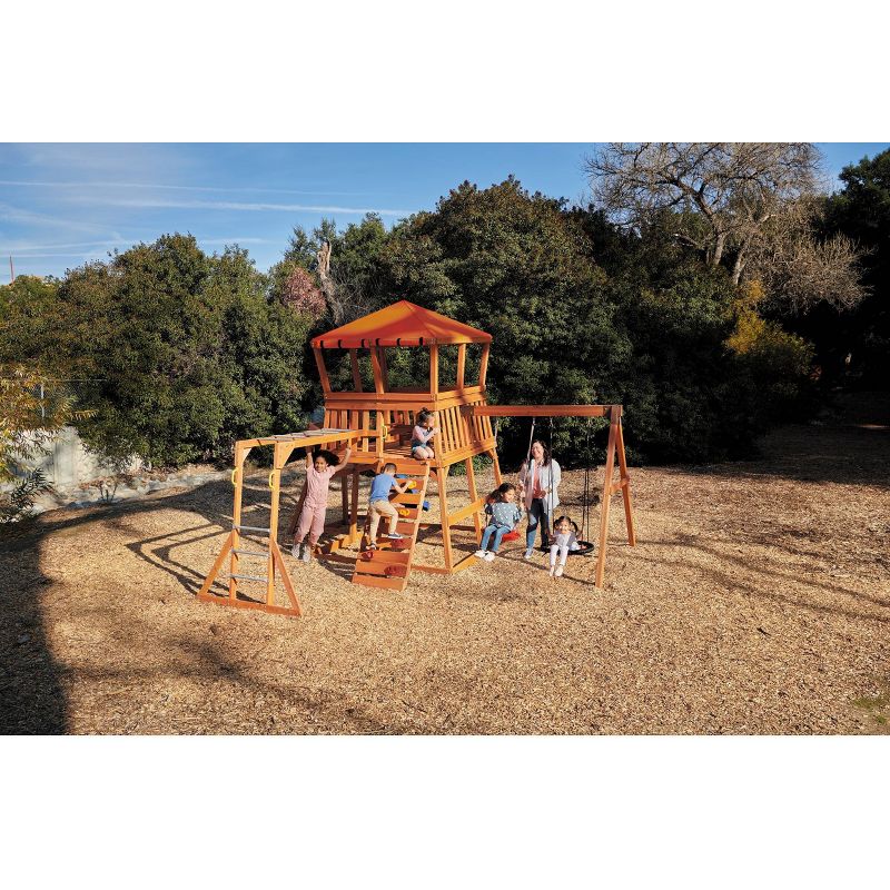 Little Tikes Real Wood Adventures Wolf Mountain Outdoor Playset