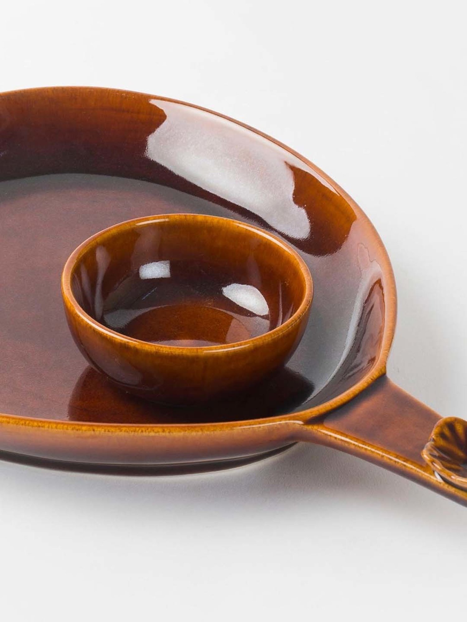 Fabindia Chitra Red Ceramic Large Oval Platter