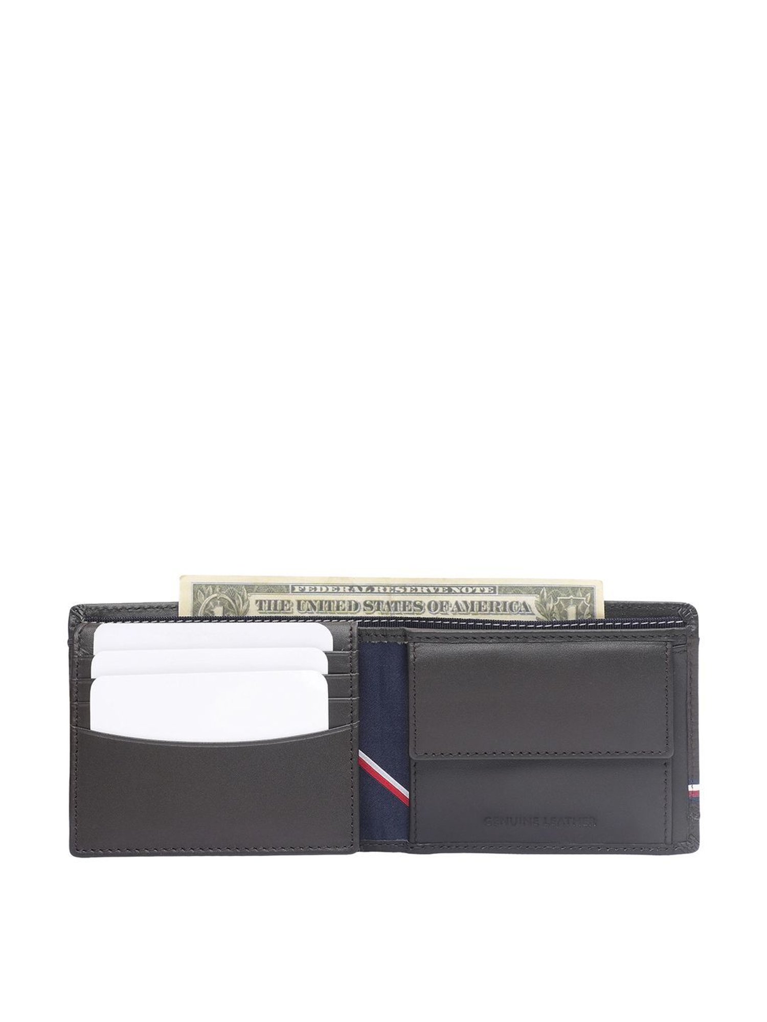 THE HOLISTIK Revival Black & Maroon Casual Leather Bi-Fold Wallet for Men