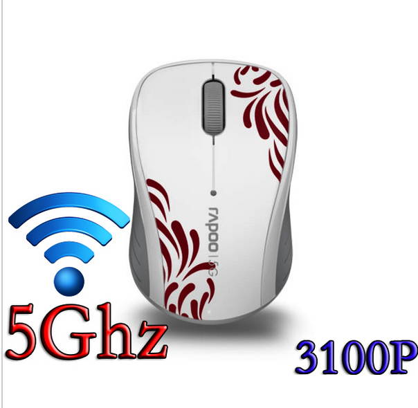 5Ghz Gaming Mouse Wirless Rapoo 3100P Optical Office Mini Wifi Mice