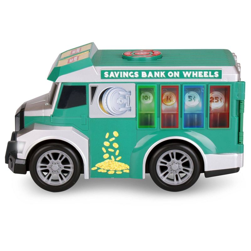Kid Galaxy Road Rockers Motorized Lights and Sound Sort n Save Bank Truck