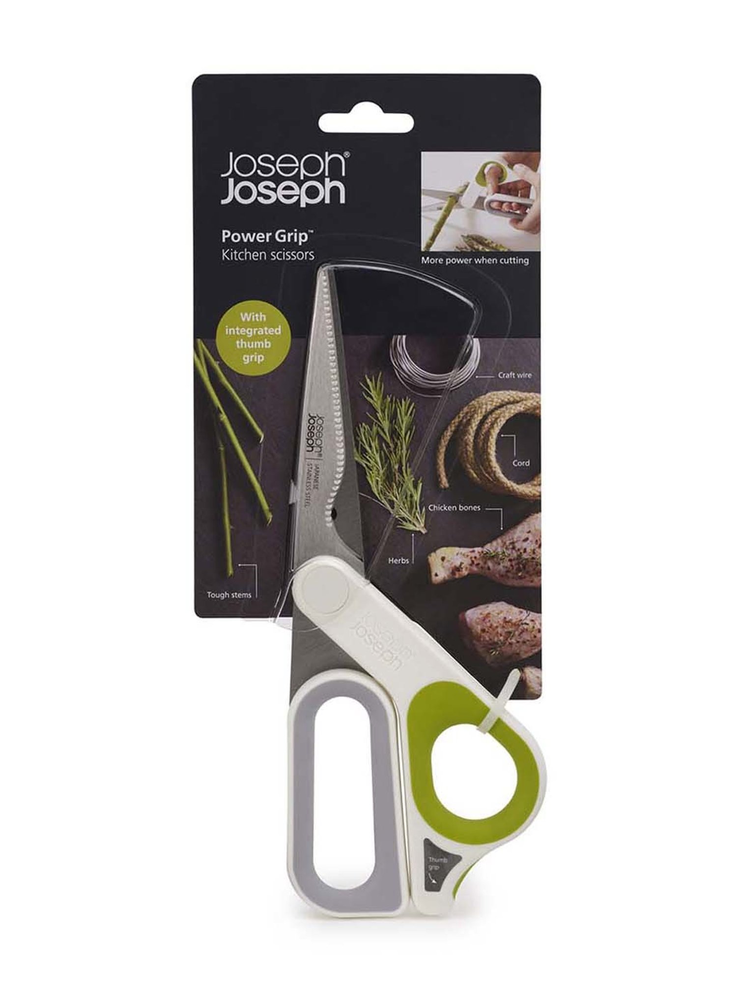 Joseph Joseph Green Stainless Steel Kitchen Scissor - Set of 1