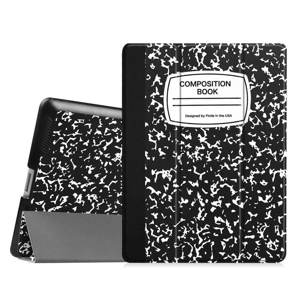 Fintie iPad 2/3/4 Case - Lightweight Slim Tri-Fold Smart Stand Cover Protector Supports Auto Wake/Sleep for iPad 4th Generation with Retina Display, iPad 3 & iPad 2 (Z-Composition Book)