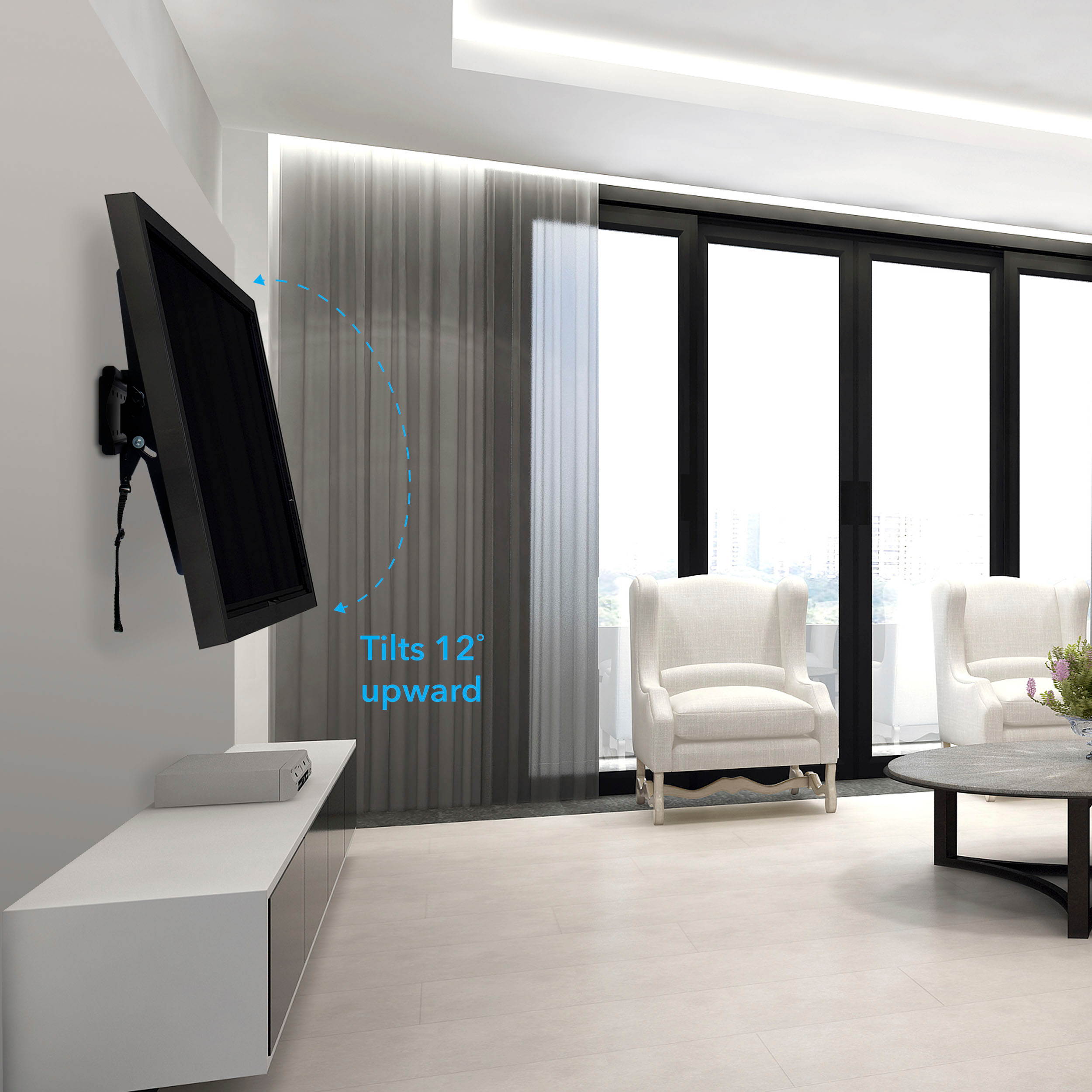 Tilting 47"-80" TV Wall Mount