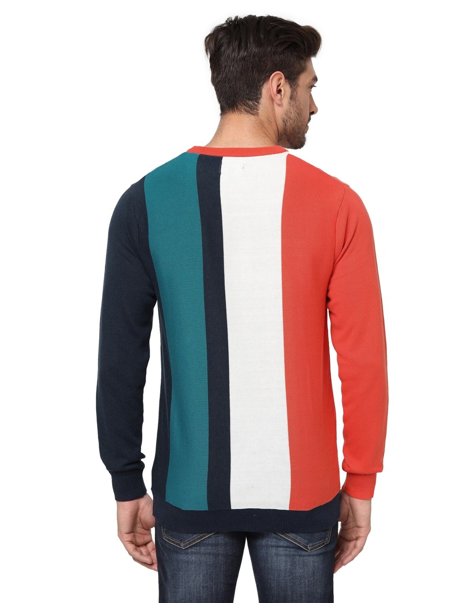 Pepe Jeans Multi Regular Fit Colour Block Sweater