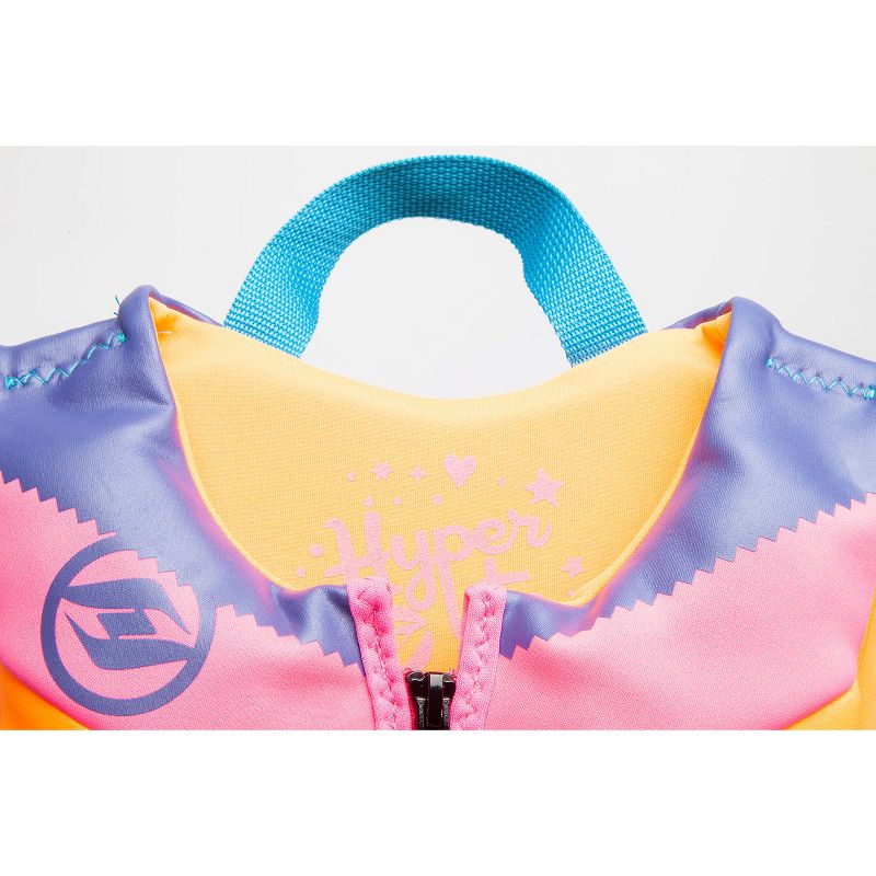 HYPERLITE Colorful Girl's Child Indy Watersport Life Jacket Vest Swimwear, USCG Approved, 30 to 50 Pounds