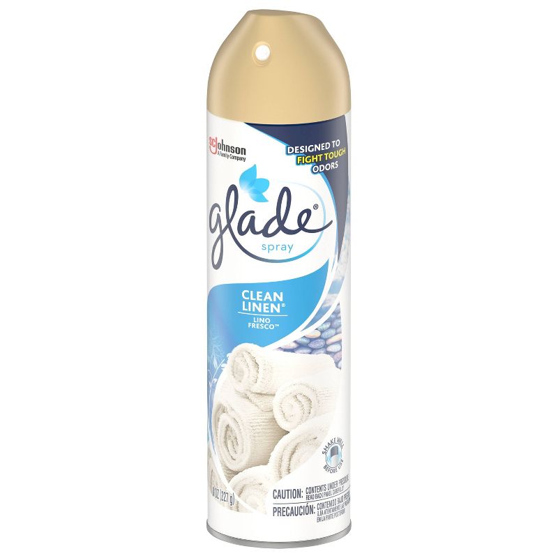 Glade Clean Linen Aerosol - 8oz
