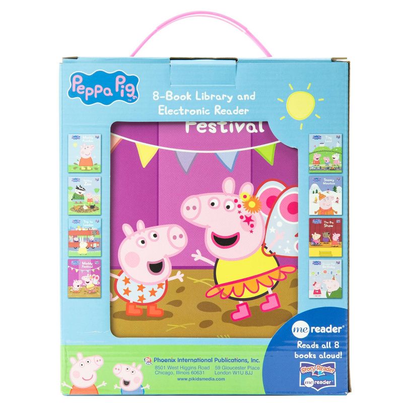 Pi Kids Peppa Pig Electronic Me Reader 8-Book Library Boxed Set