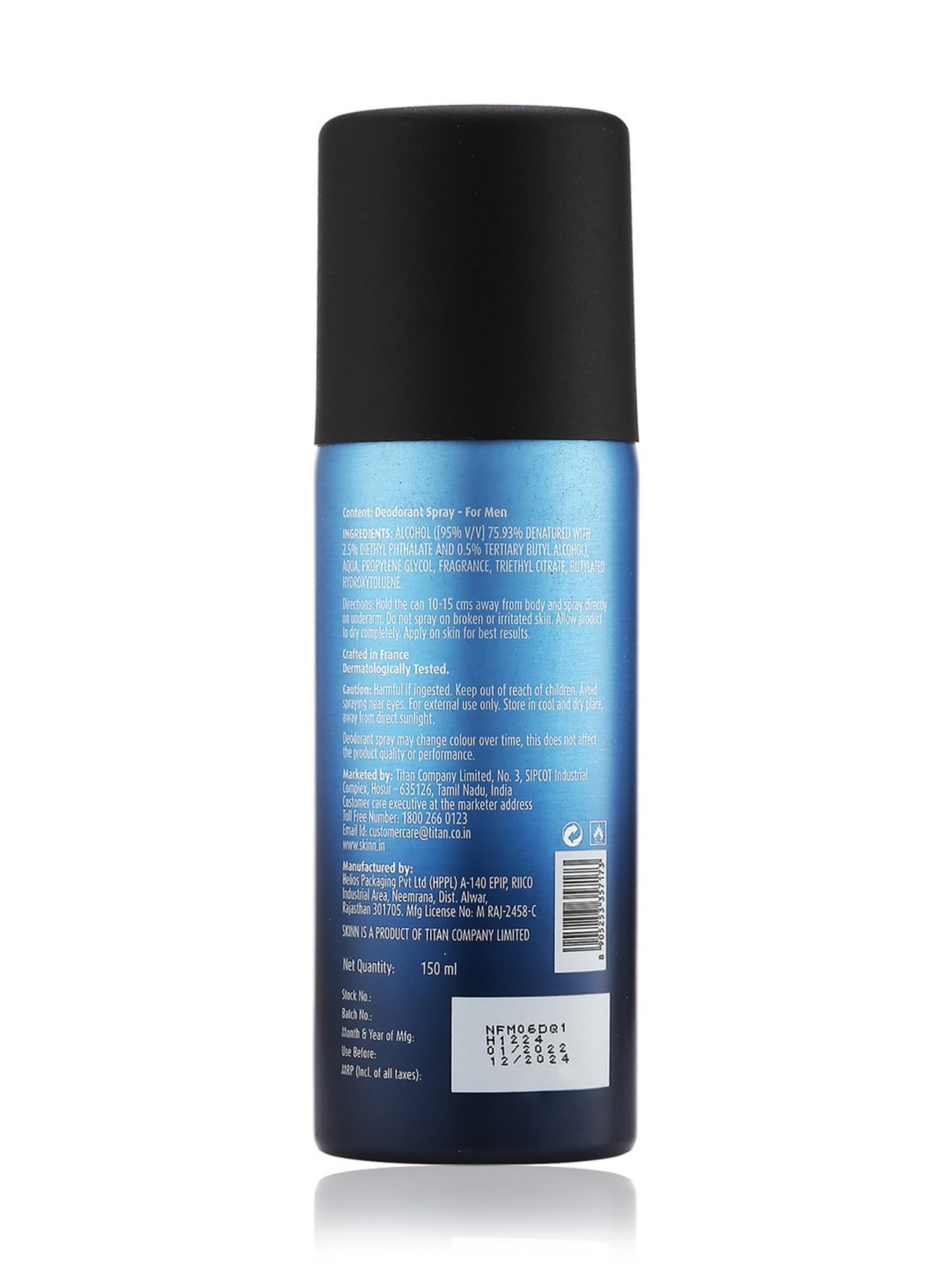 Skinn Deodorant Spray Escapade Mediterranean Grove For Him - 150 ml