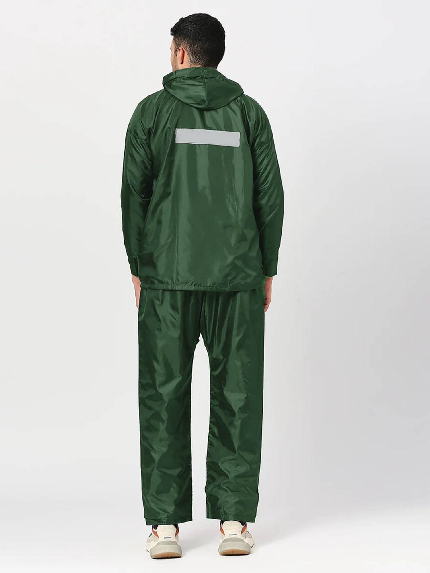 CAMISON Green Regular Fit Raincoat Set
