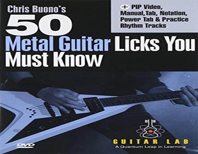eMedia 50 Metal Licks You Must Know DVD