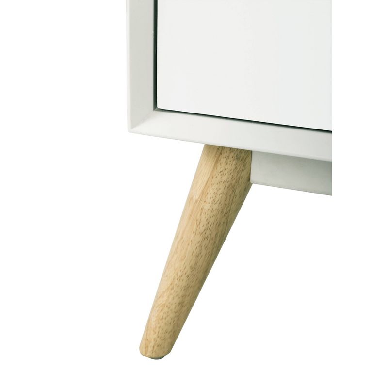 Lilou Media Console French White - Adore Decor