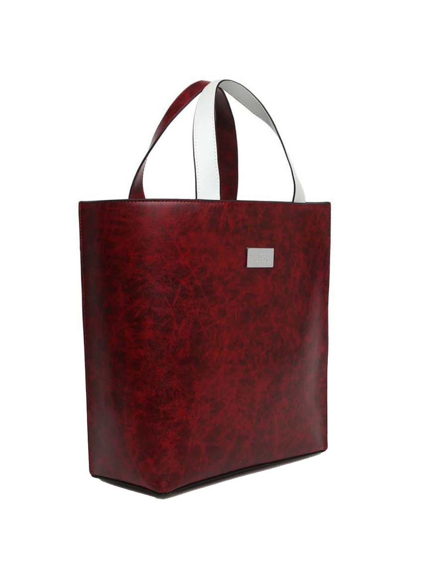 KLEIO Maroon Solid Medium Handbag