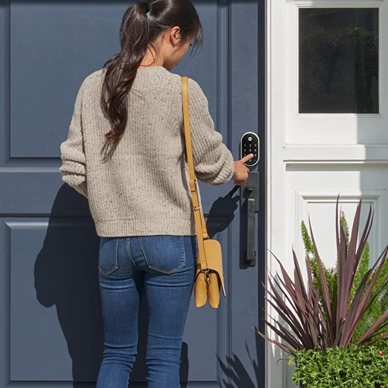 Nest Yale Lock Smart Lock Deadbolt System for Keyless Entry Brass