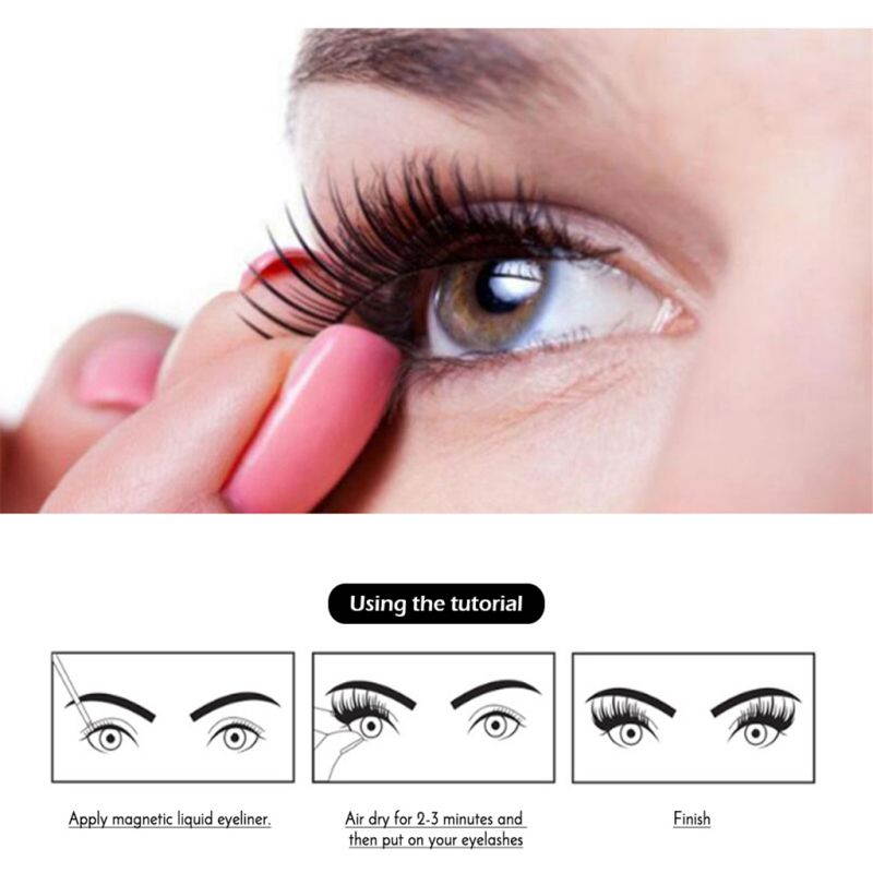Magnetic False Eyelashes Magnetic Eyeliner Waterproof Easy to Wear Magnetic Eye liner (KS01-5)