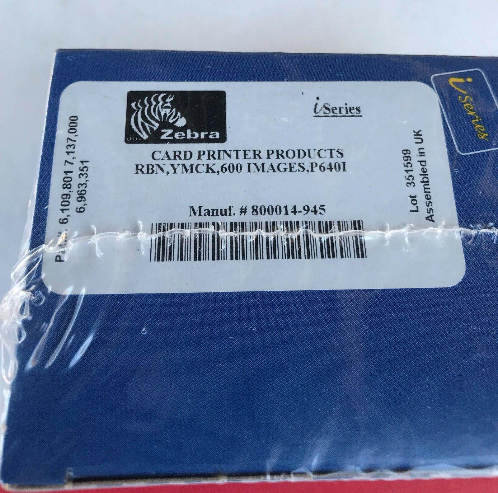 Largship 800014-945 Color Ribbon for P630i P640i Card Printer YMCK 600 Prints