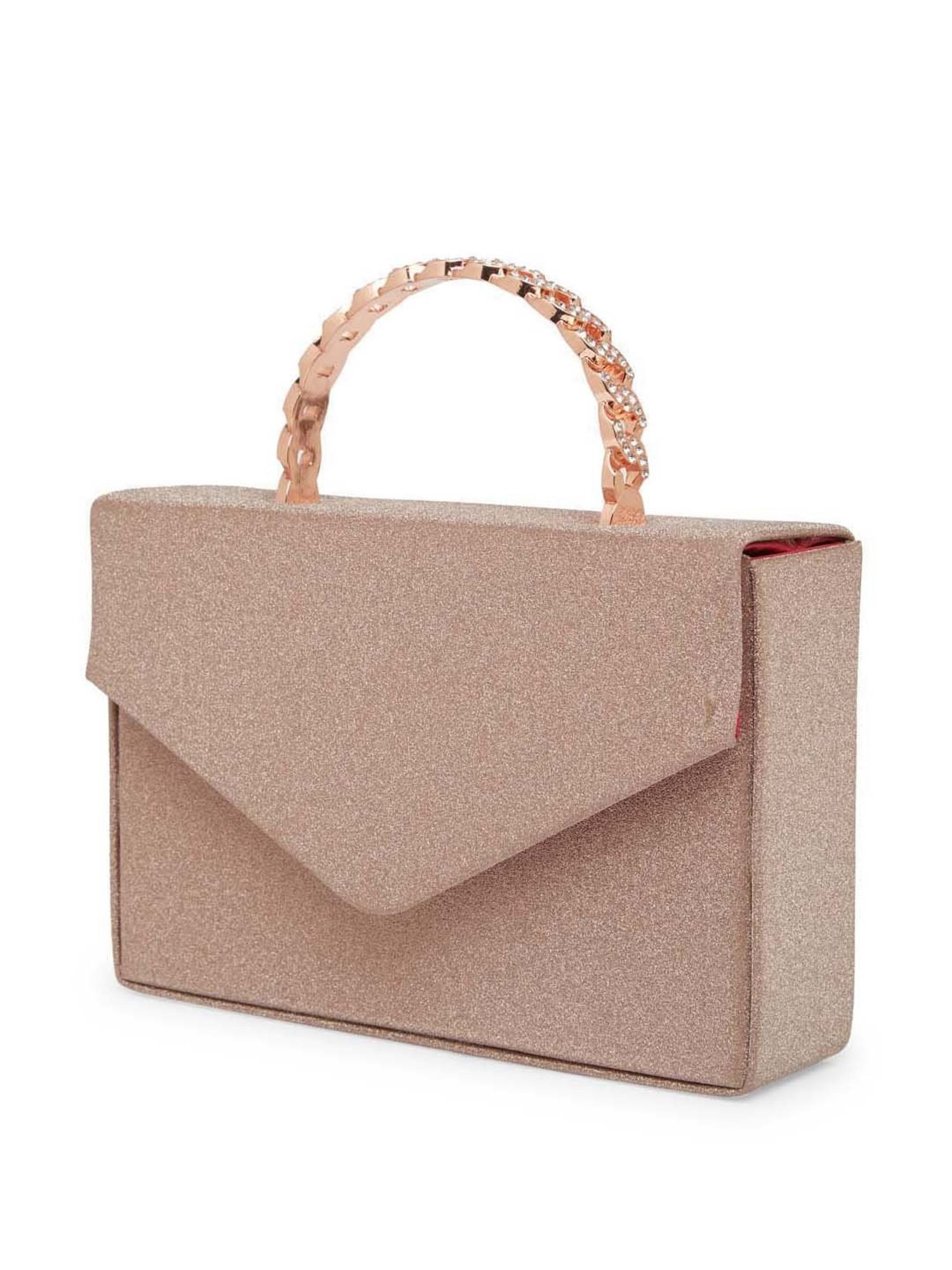 Call It Spring SPRING FLING710 Gold Solid Medium Satchel Handbag