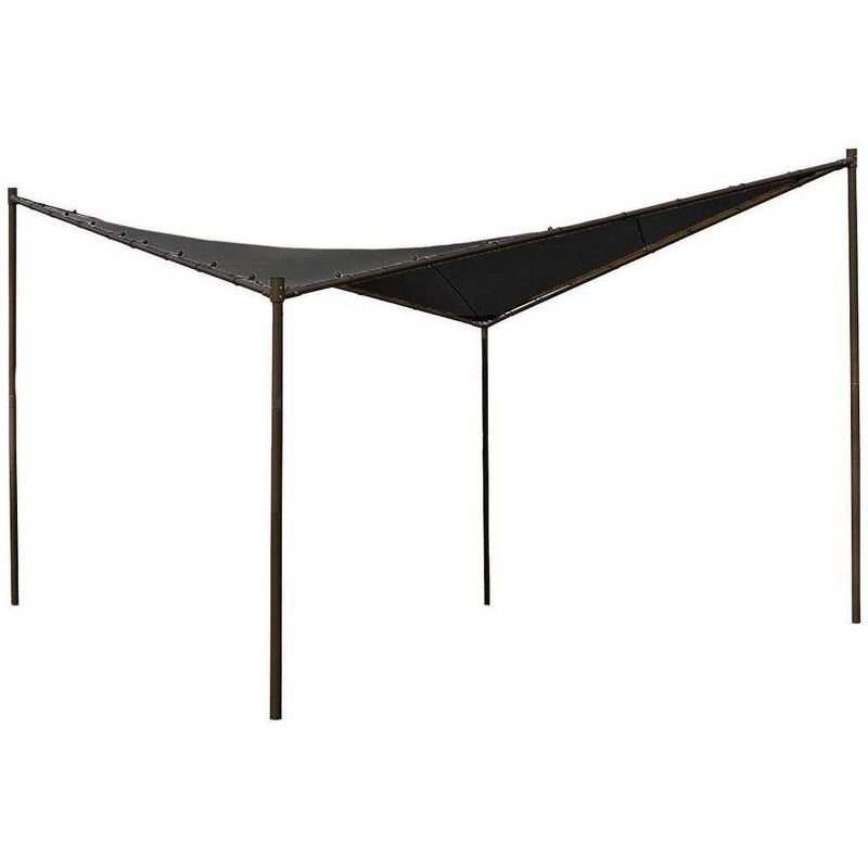 13' x 13' Butterfly Gazebo Black - Coolaroo