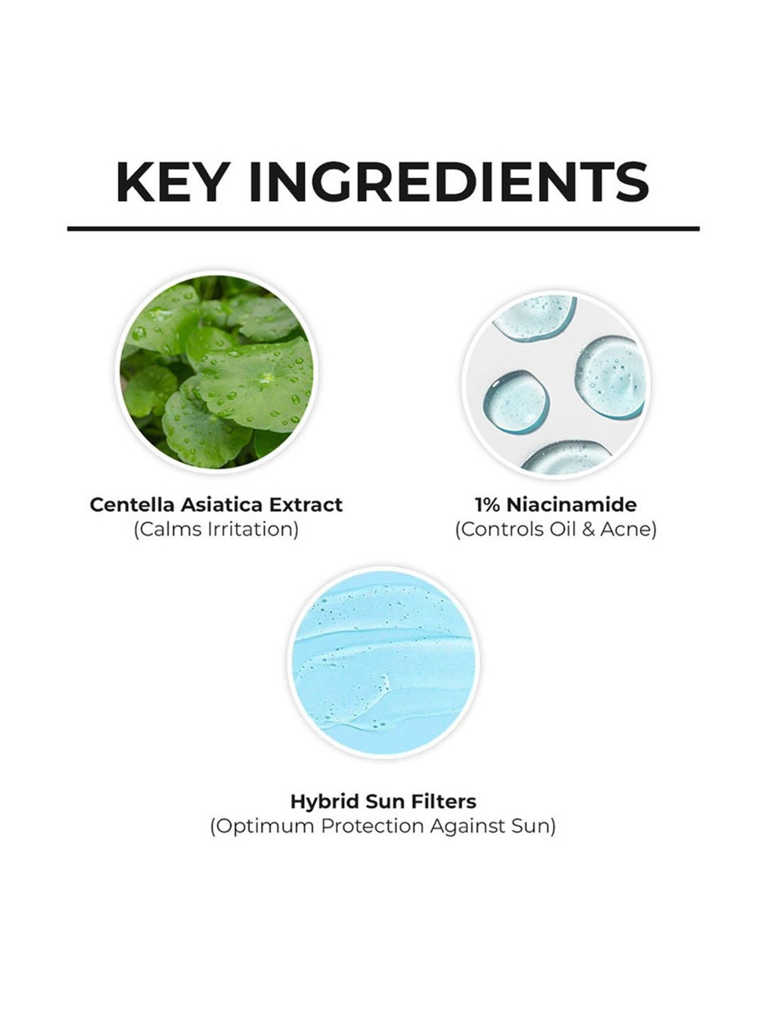 Dr. Sheth's Centella & Niacinamide Oil & Acne Control Sunscreen - 50 gm