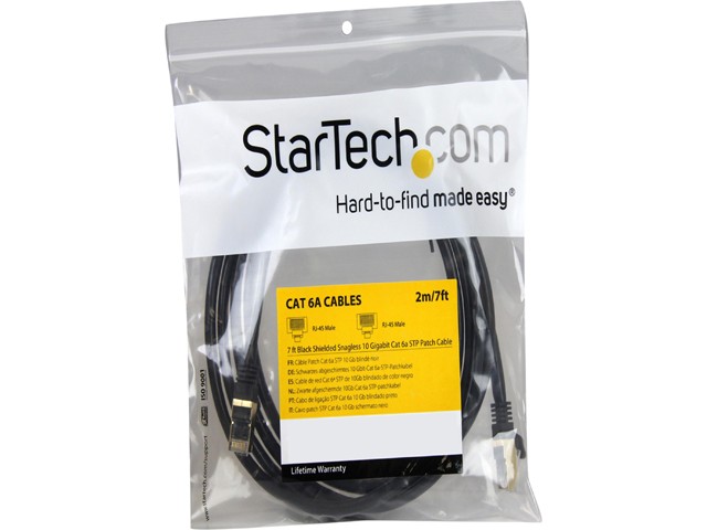 StarTech.com C6ASPAT7BK 7 ft. Network Ethernet Cables