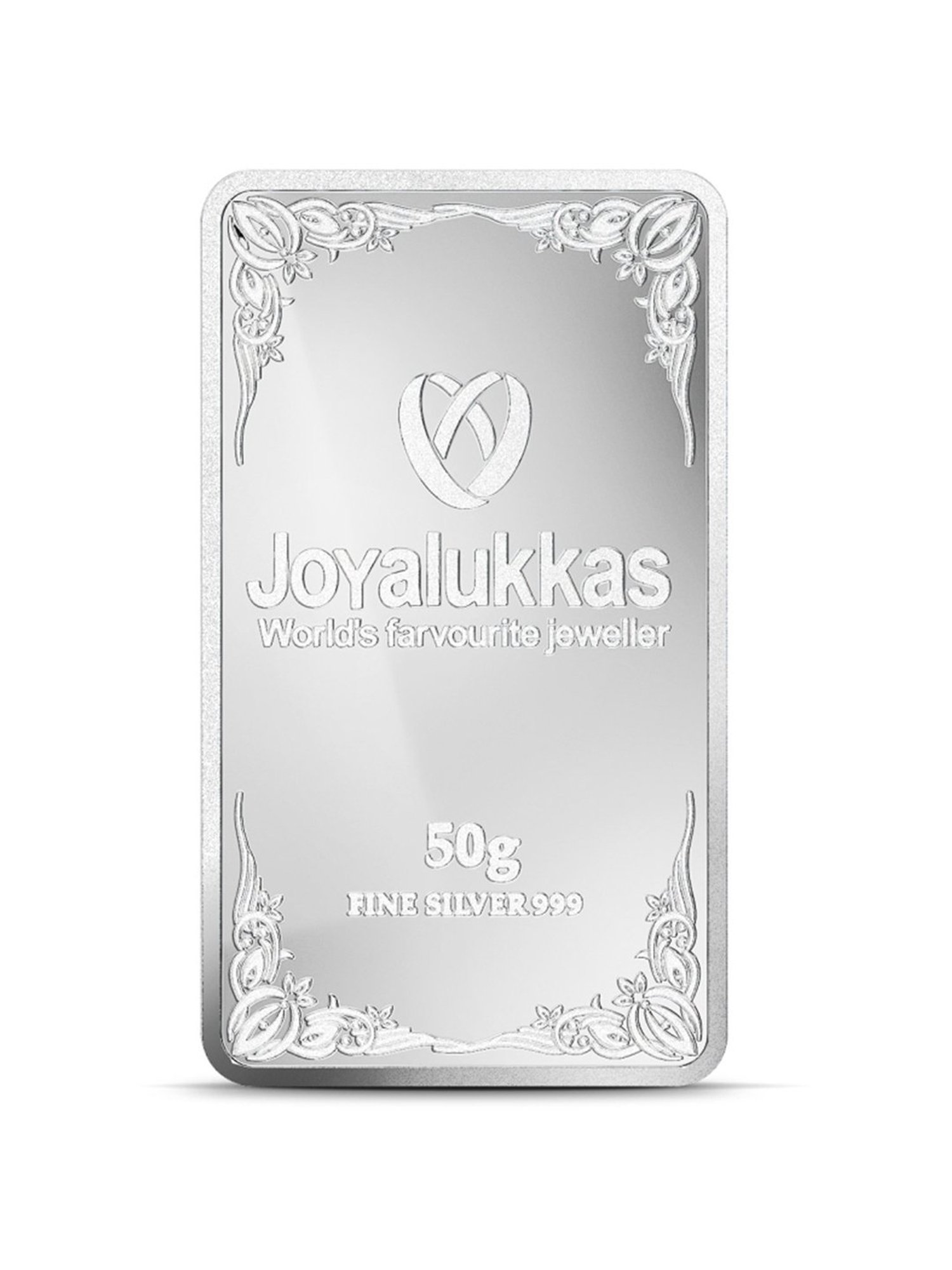 Joyalukkas 999 50gm Blister Packed Silver Bar