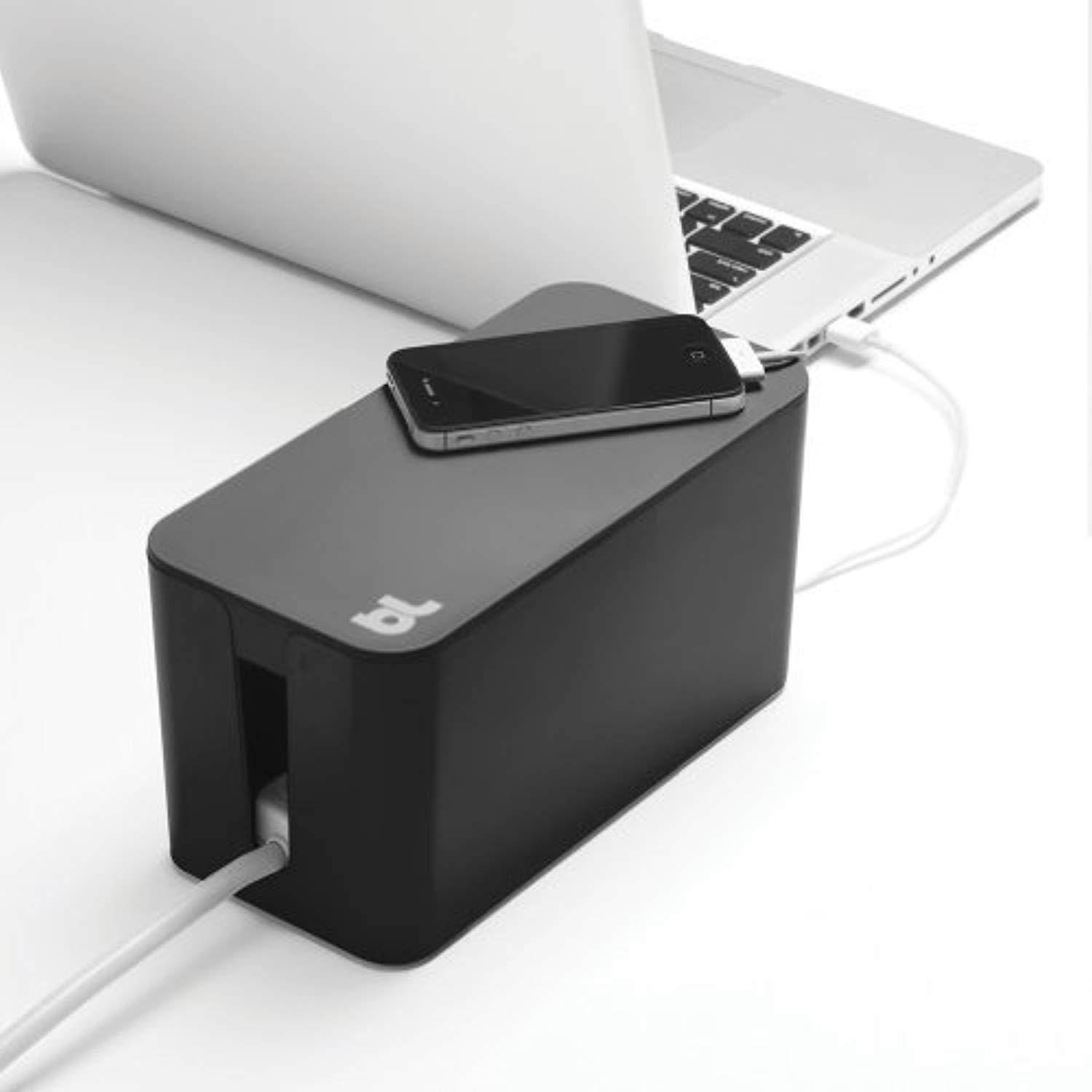 BLUELOUNGE CBM-BL CableBox Mini Black