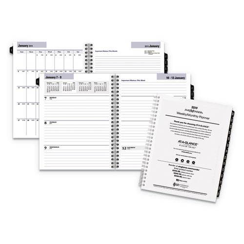 AT-A-GLANCE G545-50 Executive Weekly/Monthly Refill, 6 7/8 X 8 3/4, 2017