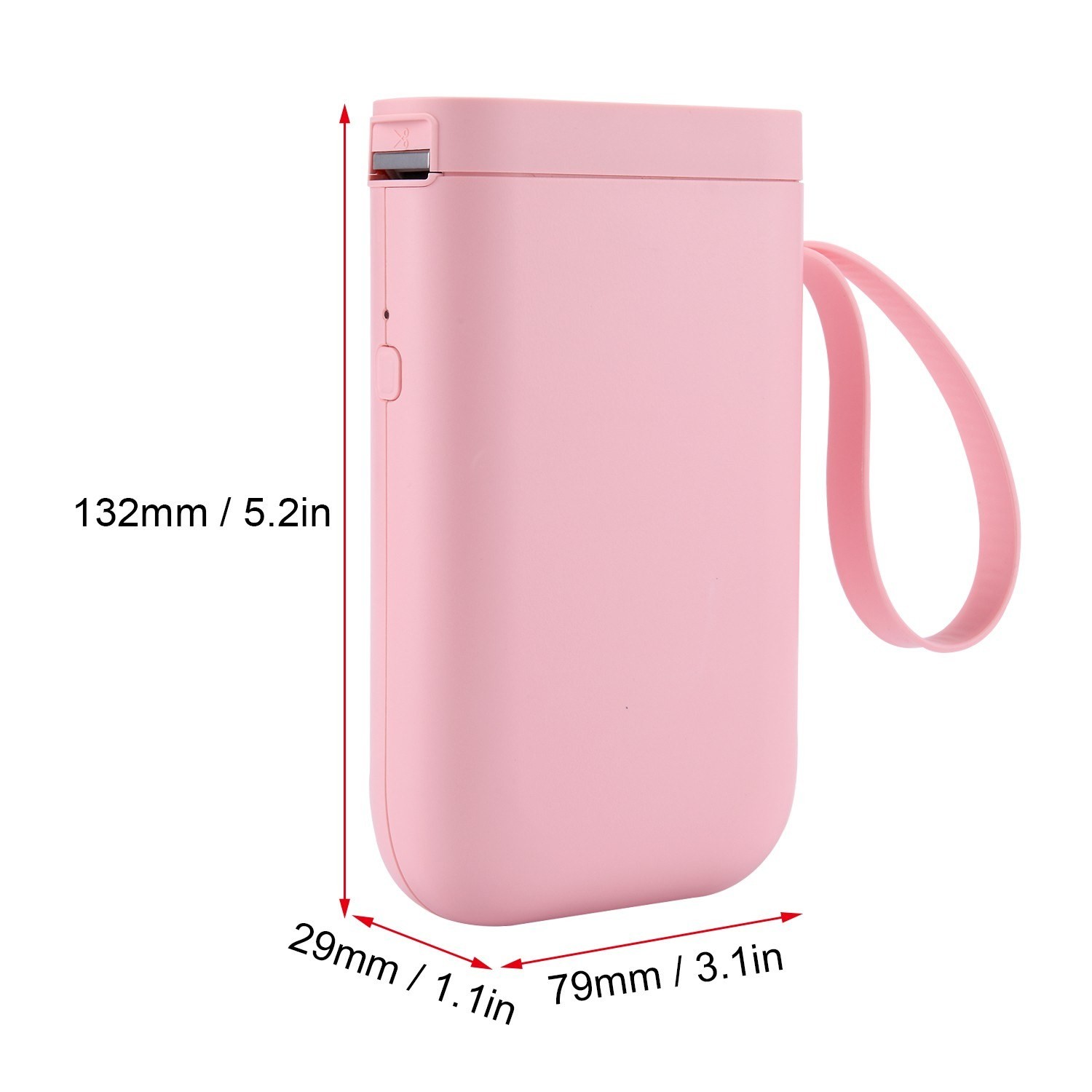 Portable Handheld Thermal Label Printer Wireless BT Label Maker Sticker Machine Compatible with iOS Android Smartphone for Home Office School Supermarket Store Labeling Barcodes