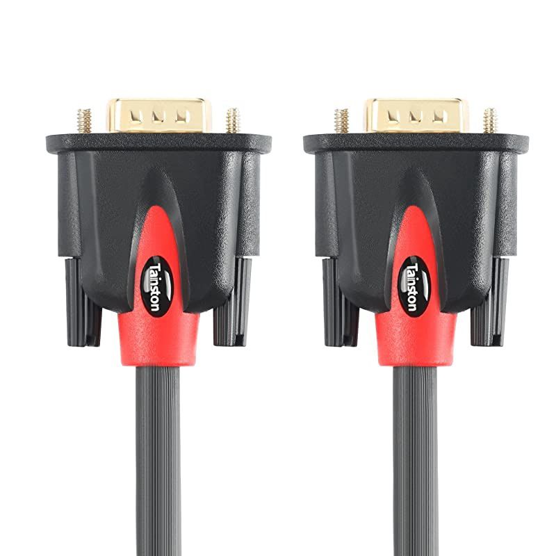 VGA to VGA Cable HD15 Monitor Cable with Ferrites Male to Male-15 Feet