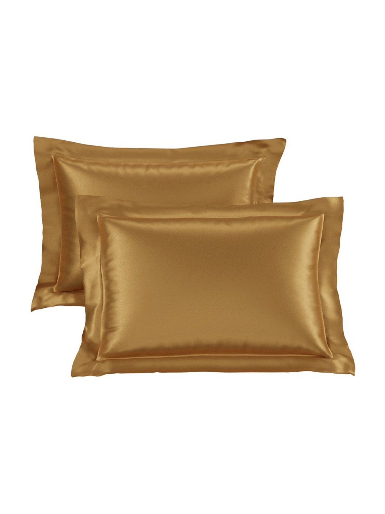 Stoa Paris Day Night Gold Eternal Glow 300 TC Polyester Pillow Cover - Set of 2