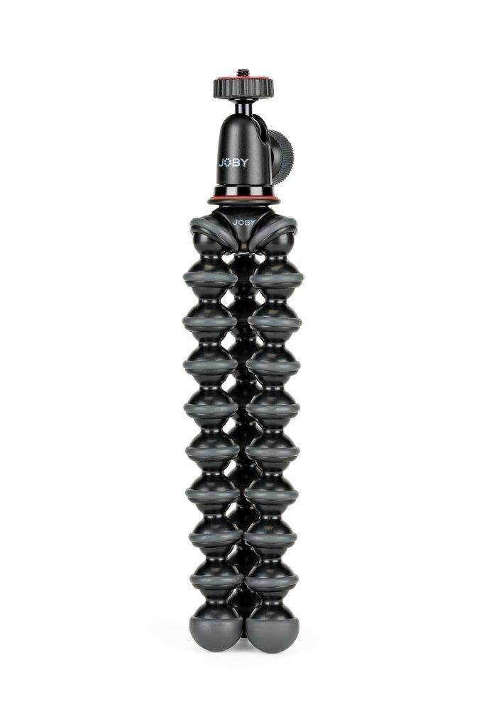 JOBY GorillaPod 1K Kit. Compact Tripod 1K Stand and Ballhead 1K for Compact Mirrorless Cameras or Devices up to 1k (2.2lbs). Black/Charcoal.