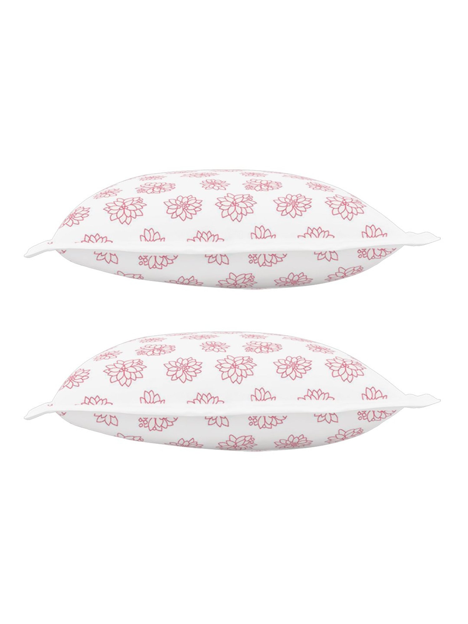 Petal Home Acadia White Cotton Pillow Covers - Set of 2