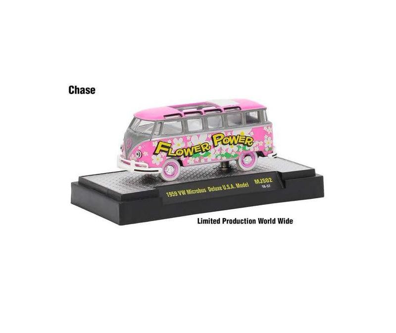 Auto Thentics 3 Cars Set Volkswagen USA Models WITH CASES 1/64 Diecast Model Cars by M2 Machines