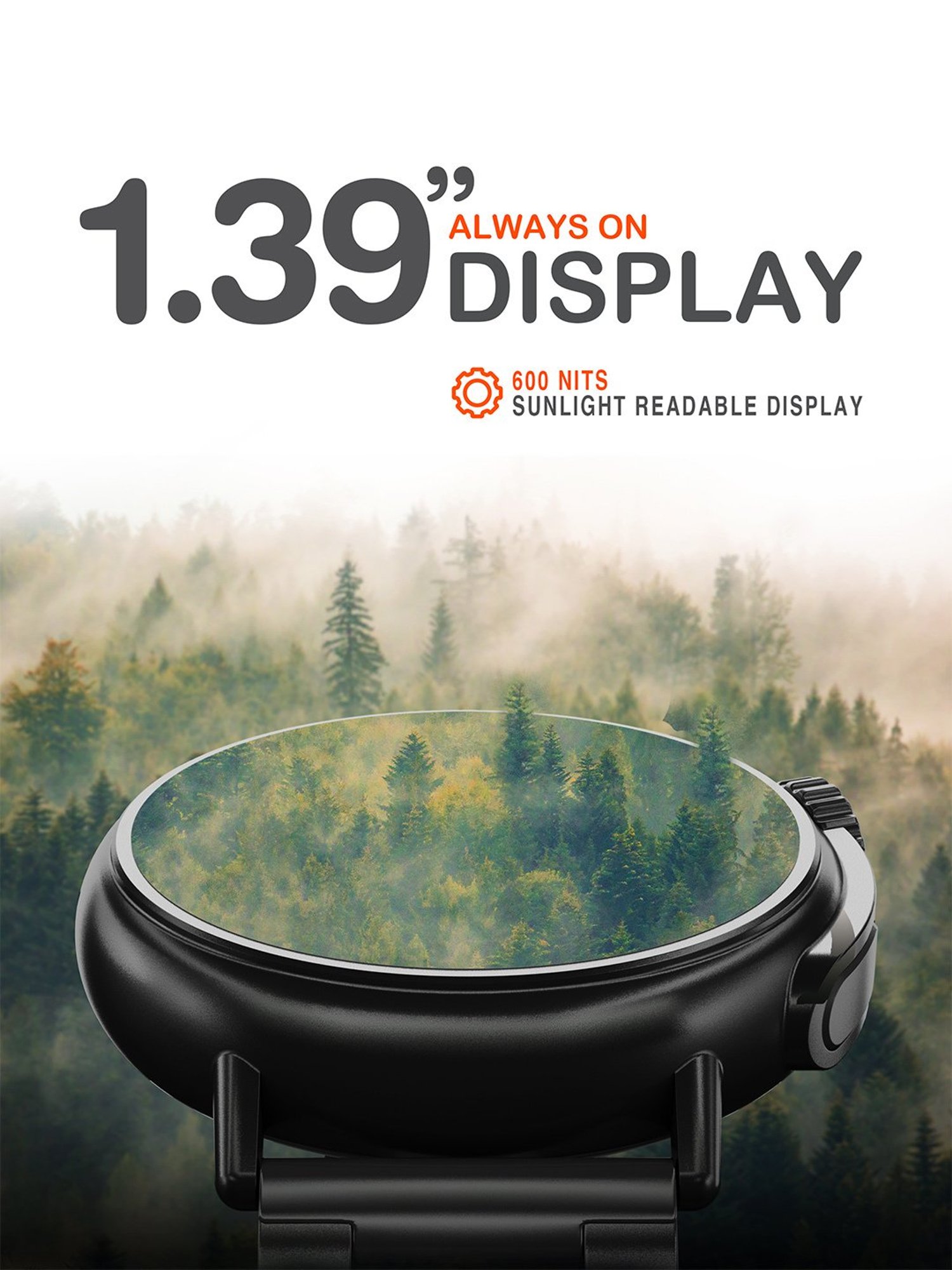 I Kall W1 Smartwatch (Black)