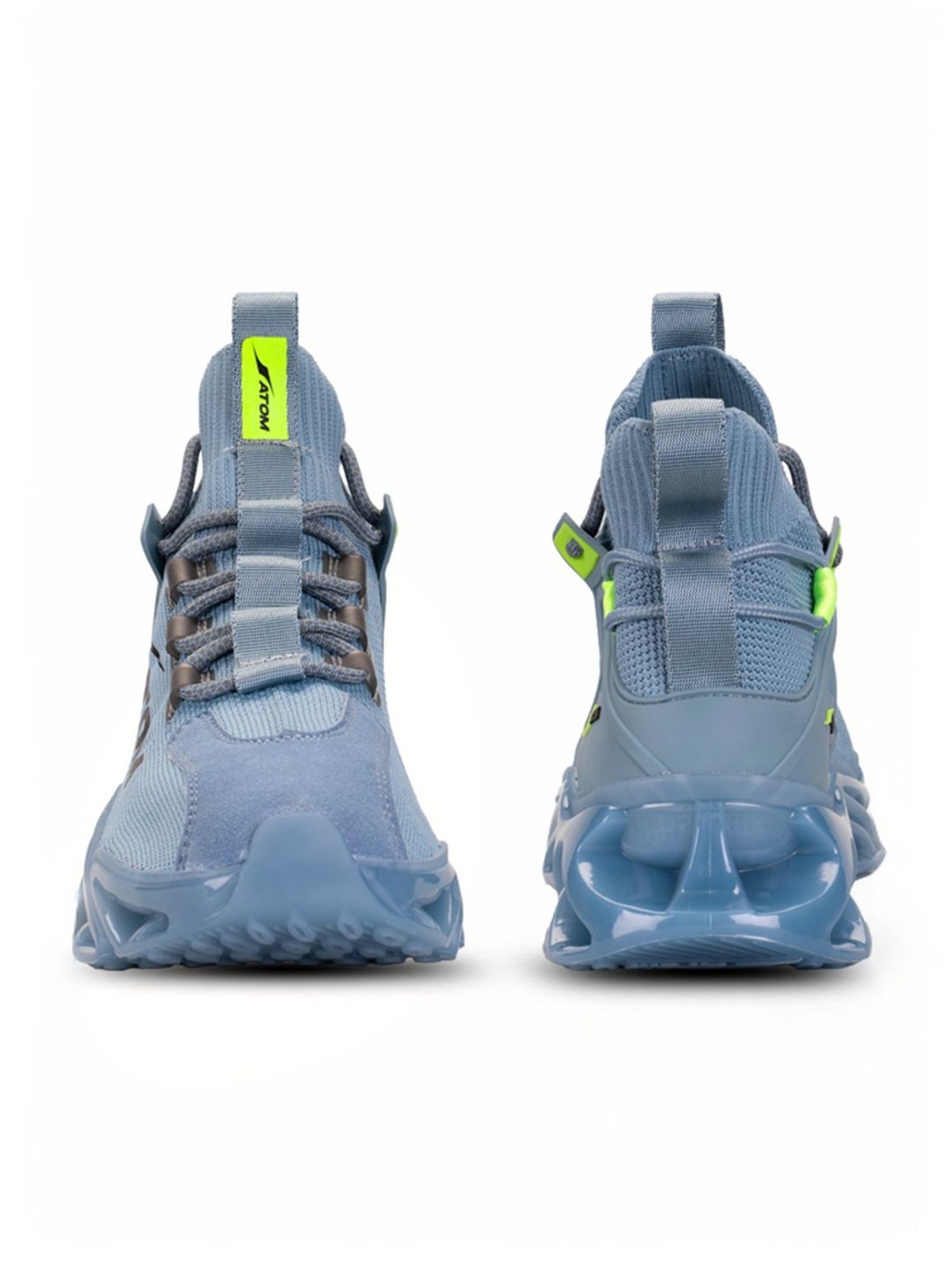 Atom Men's Hollow Man Blue Running Shoes