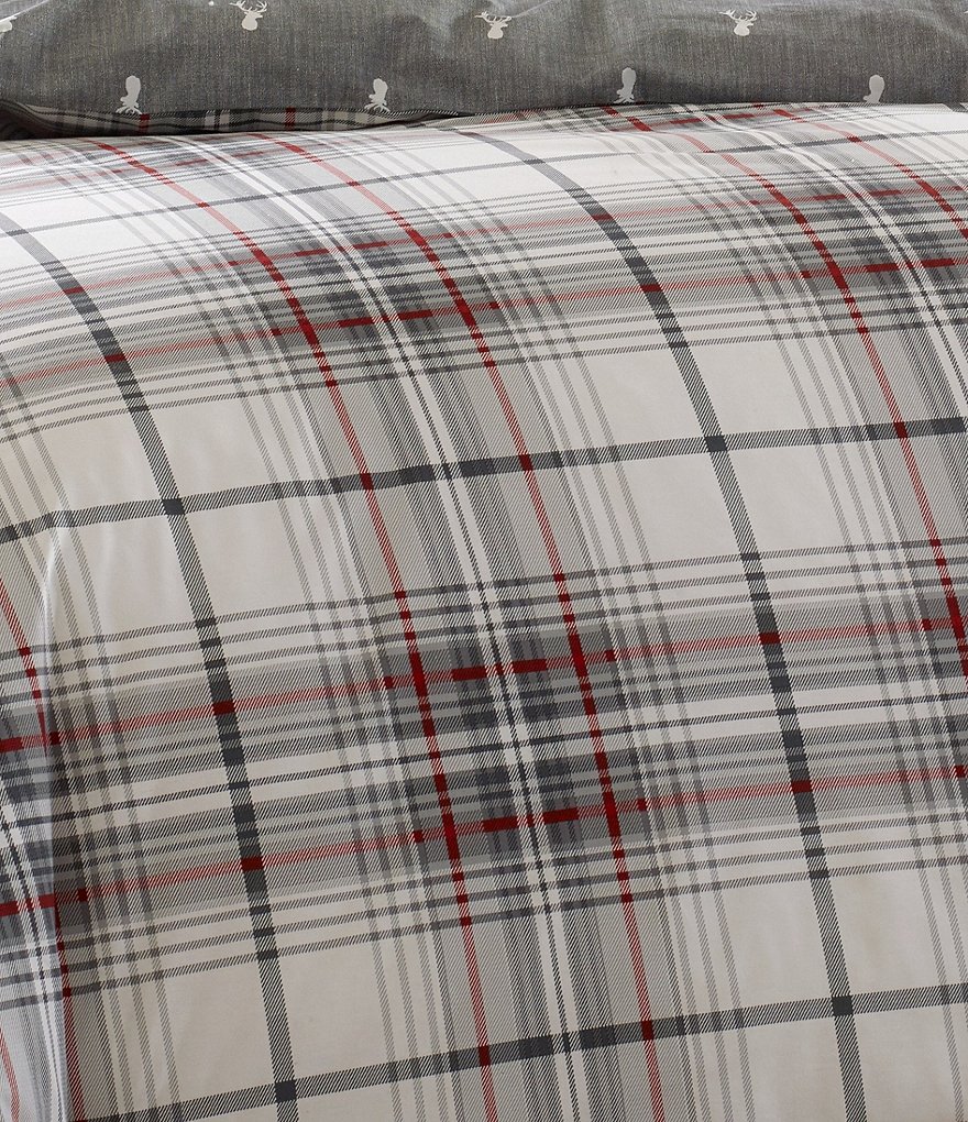 Eddie Bauer Alder Plaid Charcoal Comforter Set