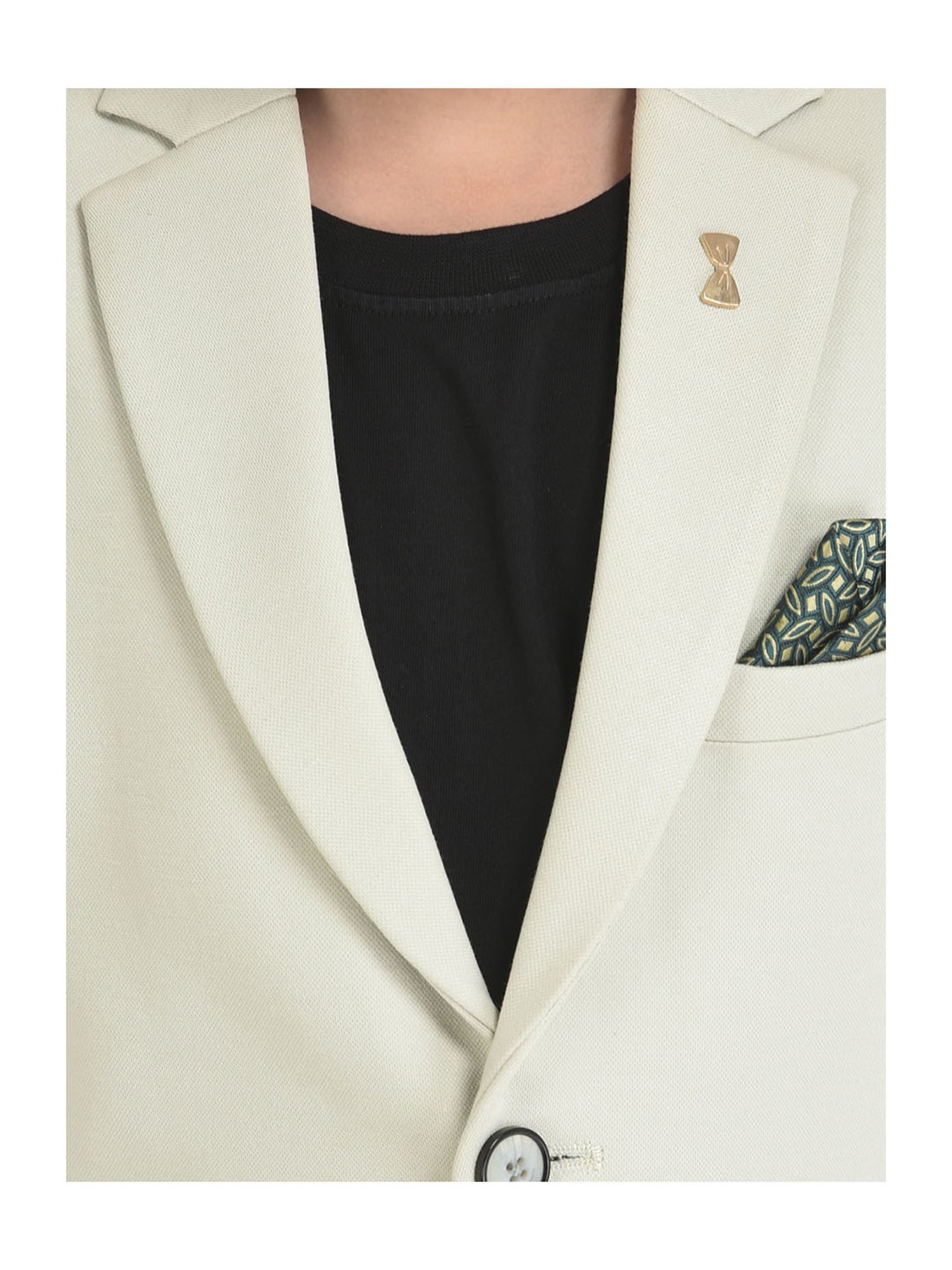 Blue Giraffe Kids Maroon Solid  Blazer