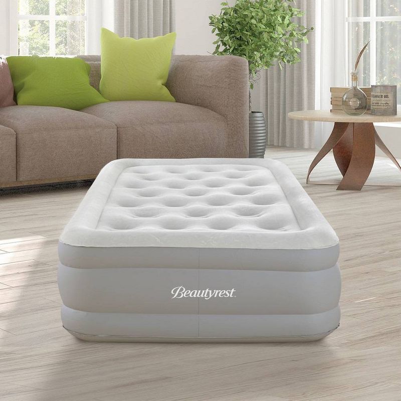 Beautyrest Skyrise 14" Air Mattress with Built-in Pump 1-Touch Comfort Control - Twin