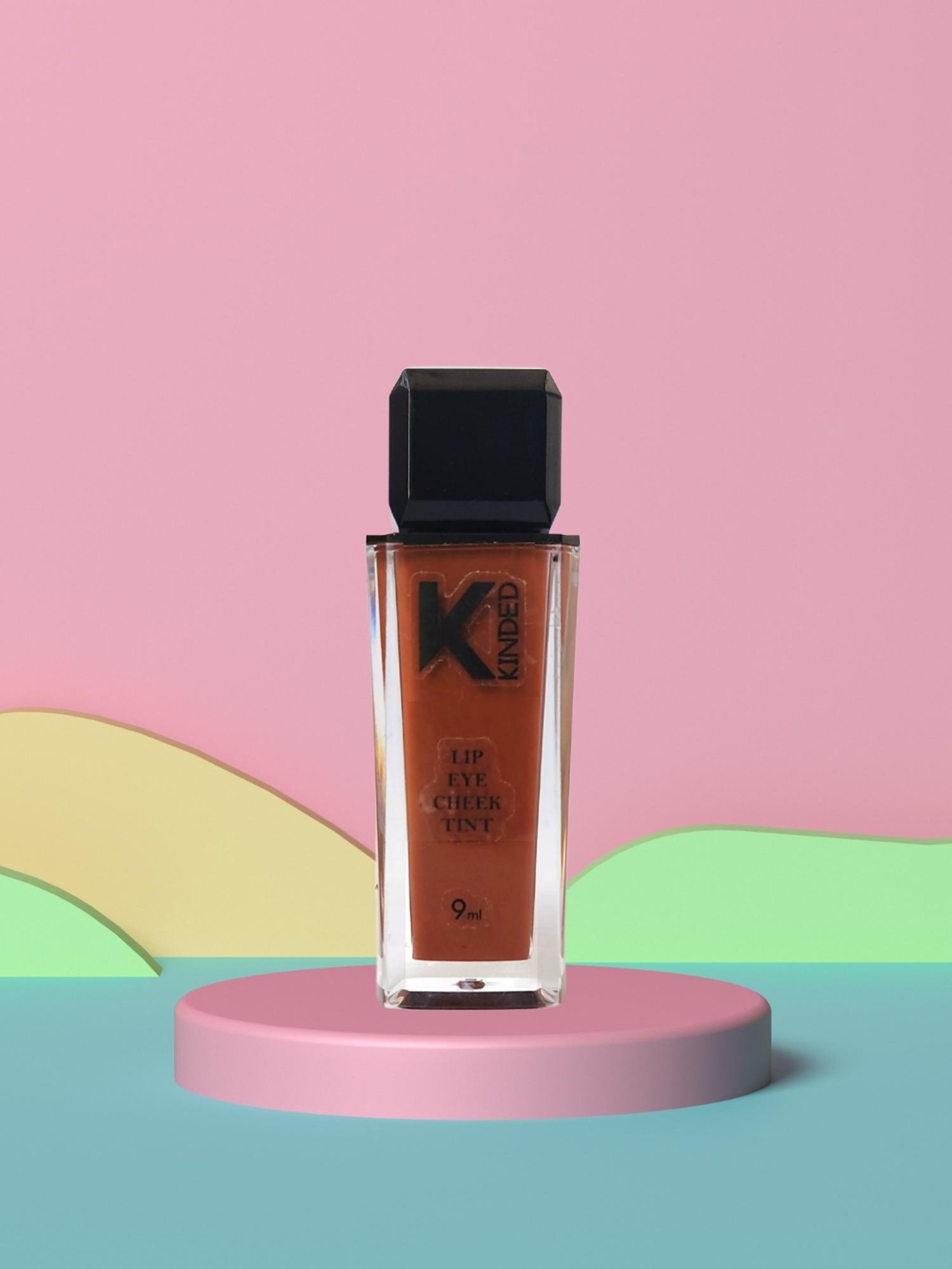 KINDED Lip Eye Cheek Tint Brown Temptation & Choco Brown Combo