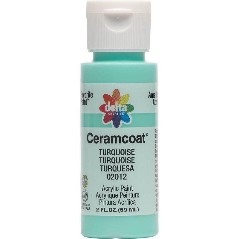 Delta Ceramcoat Acrylic Paint (2oz) - Turquoise