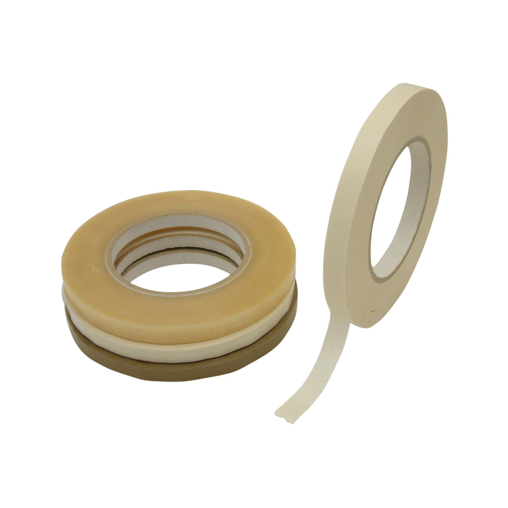 JVCC BST-22 Bag Sealing Tape: 3/8 in x 180 yds. (Tan)