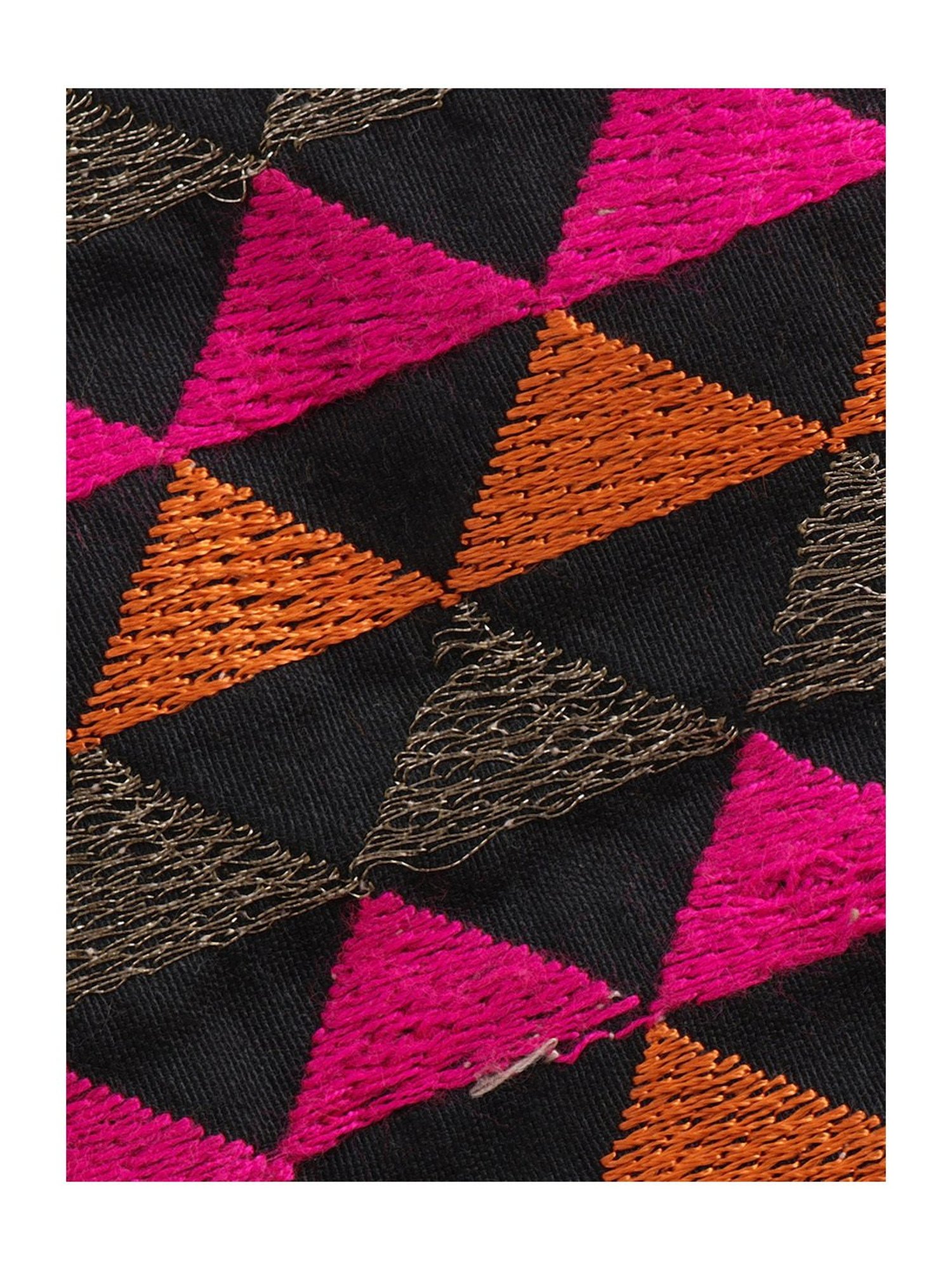 TWISHA Kids Multicolor Embroidered Top with Dhoti