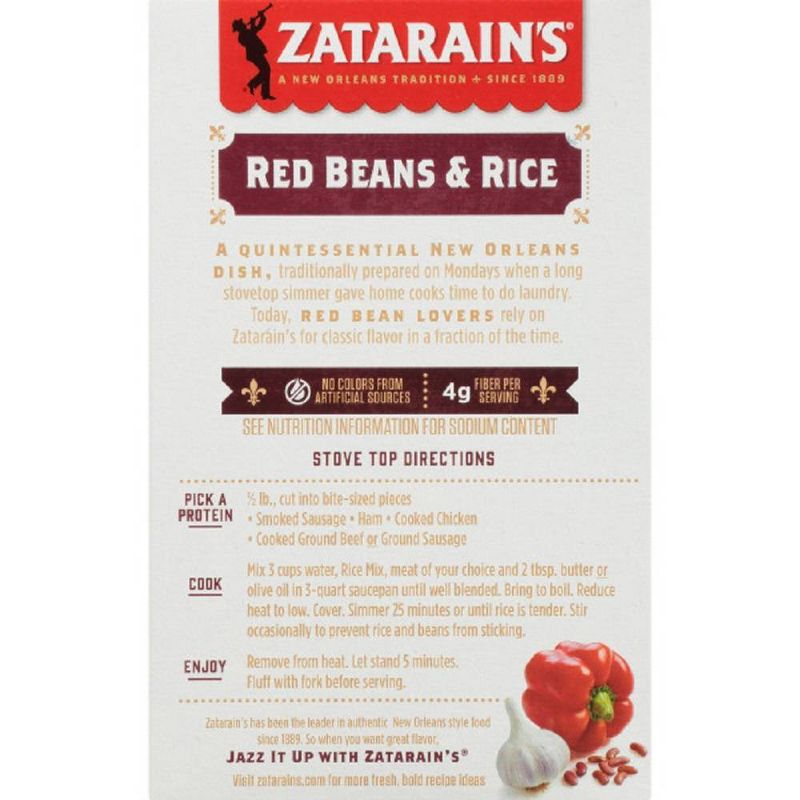 Zatarain's New Orleans Style Original Red Beans and Rice - 8oz