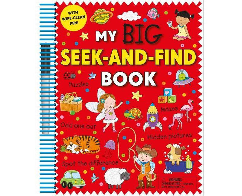 My Big Seek-and-Find Book : With Wipe-Clean Pen! -  by Roger Priddy (Paperback)